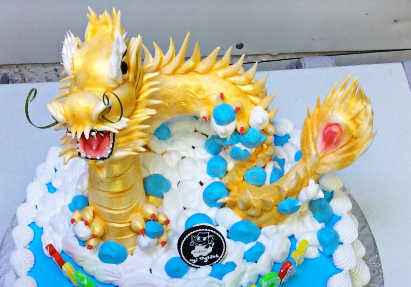 30 ảnh bánh sinh nhật hình con rồng đẹp, ngộ nghĩnh, dễ thương