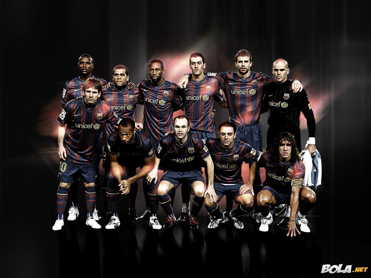 hình ảnh đẹp của đội bóng Barcelona