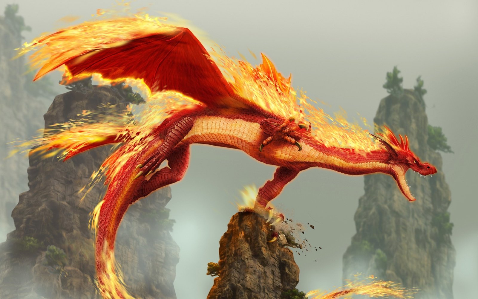 70 Hình ảnh Rồng lửa đẹp và dũng mãnh làm hình nền - Hà Nội Spirit Of Place 10