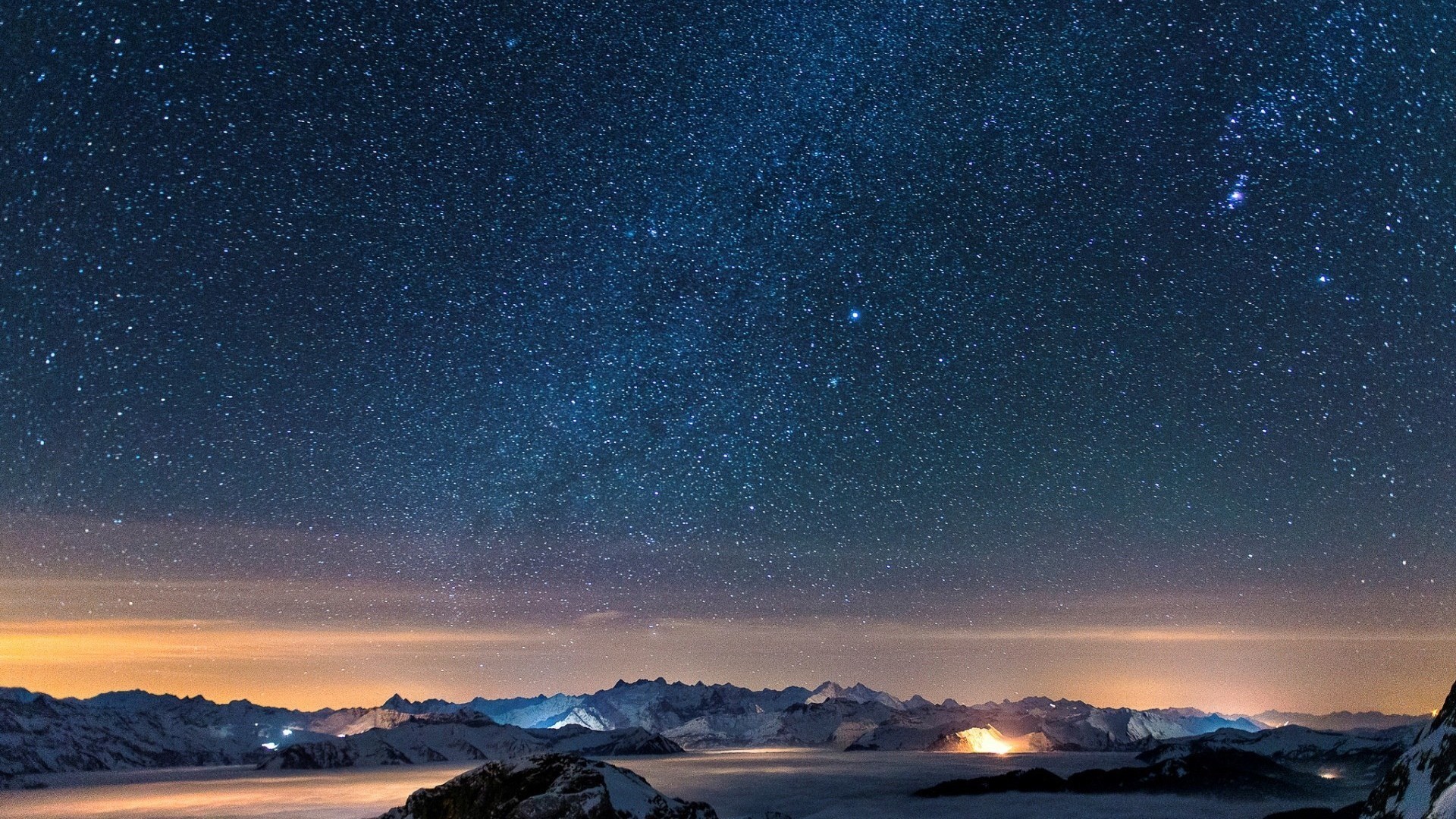 Hình nền thiên nhiên không gian Bầu trời tuyết mùa đông bầu trời đêm đêm đầy sao không khí Thiên văn học Chòm sao nữa đêm ngôi sao bóng tối Ảnh