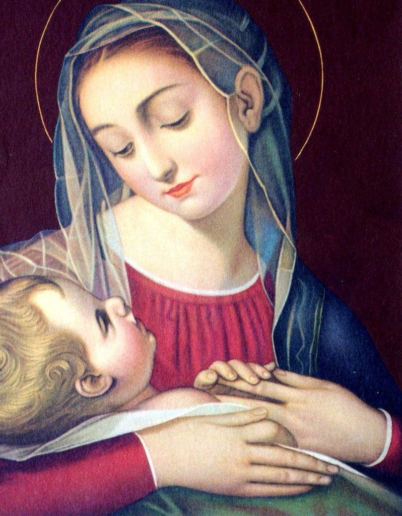 Đức Trinh Nữ Maria  Mẹ tình yêu xinh đẹp  Nhà Thờ Thái Hà