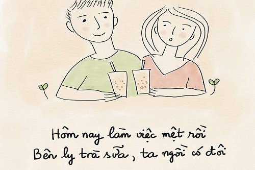 những câu nói hay về trà sữa