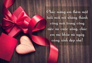 Lời chúc mừng sinh nhật em gái