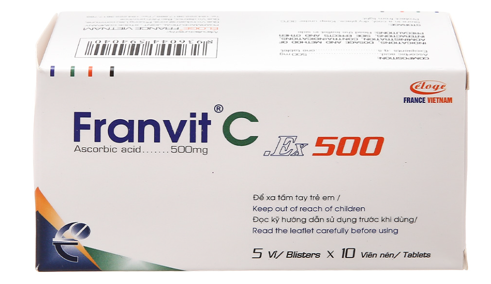 Franvit C Ex 500 là thuốc gì