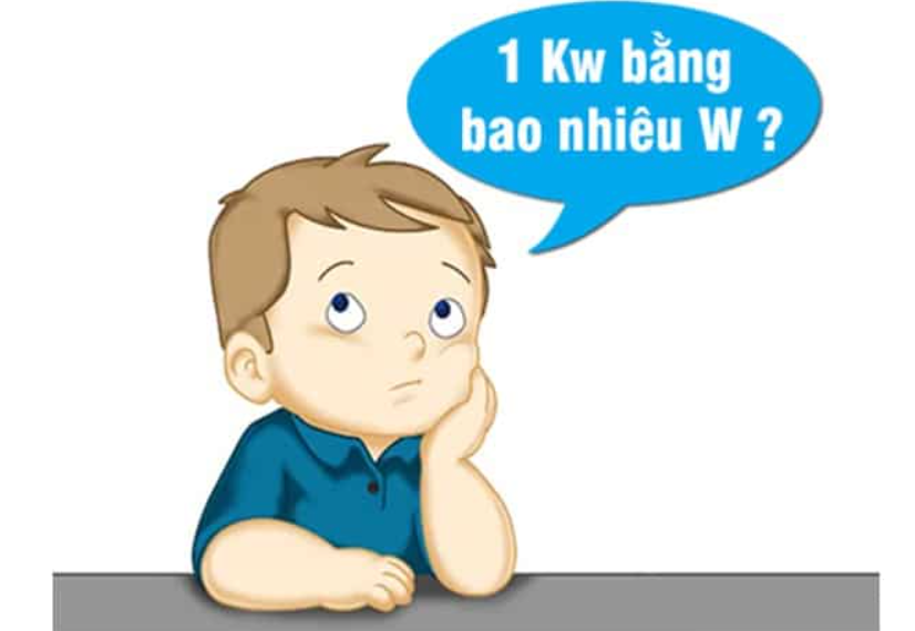 1kwh bằng bao nhiêu w