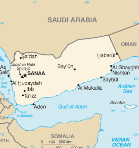 Yemen là ở đâu