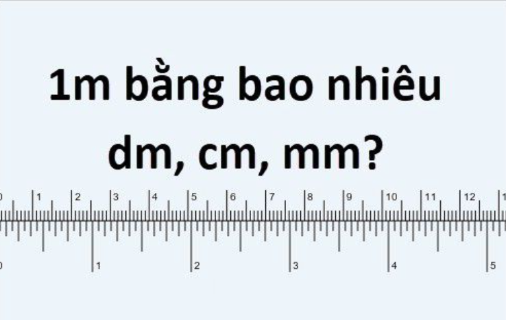 1mm bằng bao nhiêu m