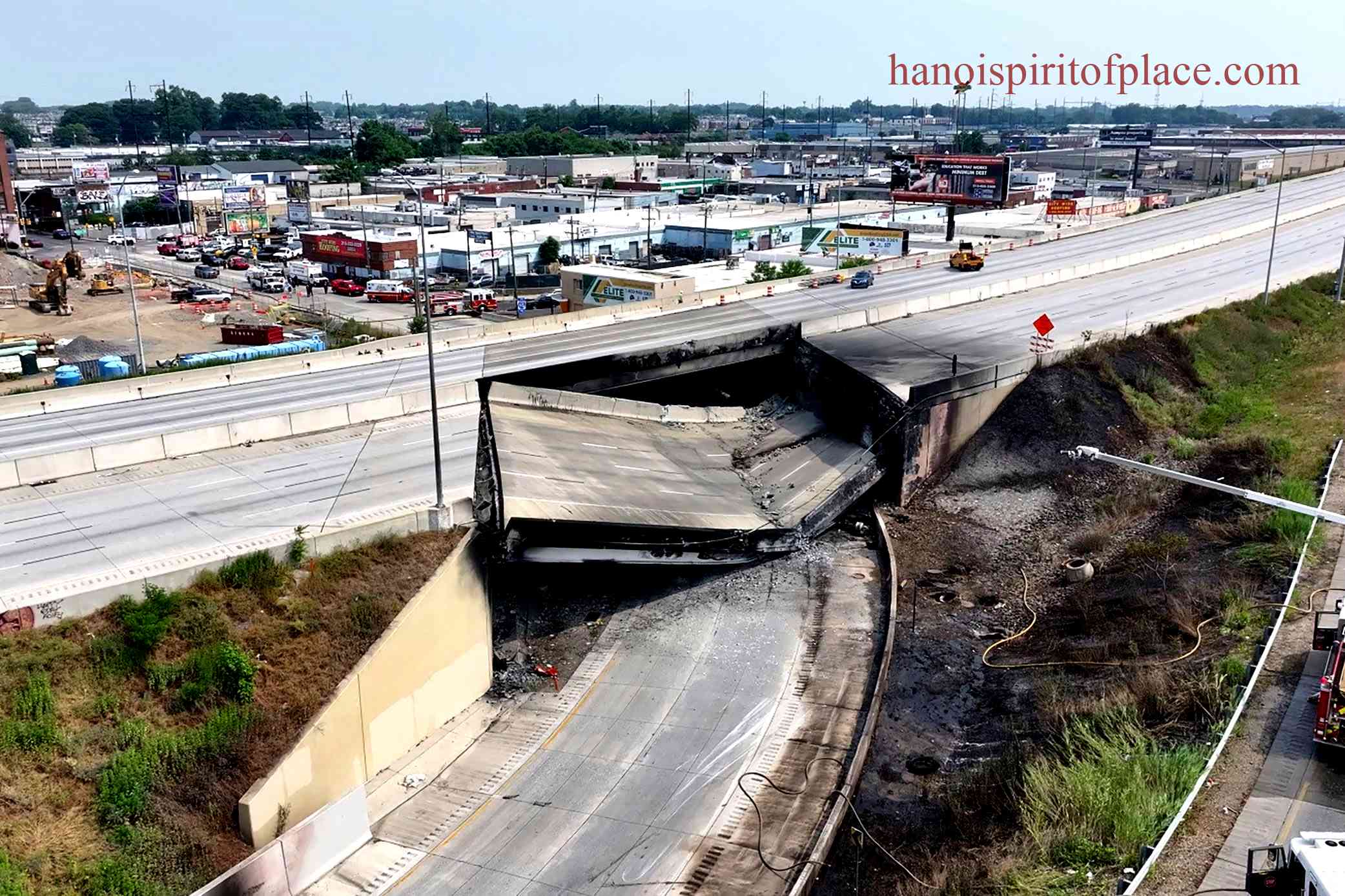 Philadelphia I95 Collapse Causes Commuter Chaos