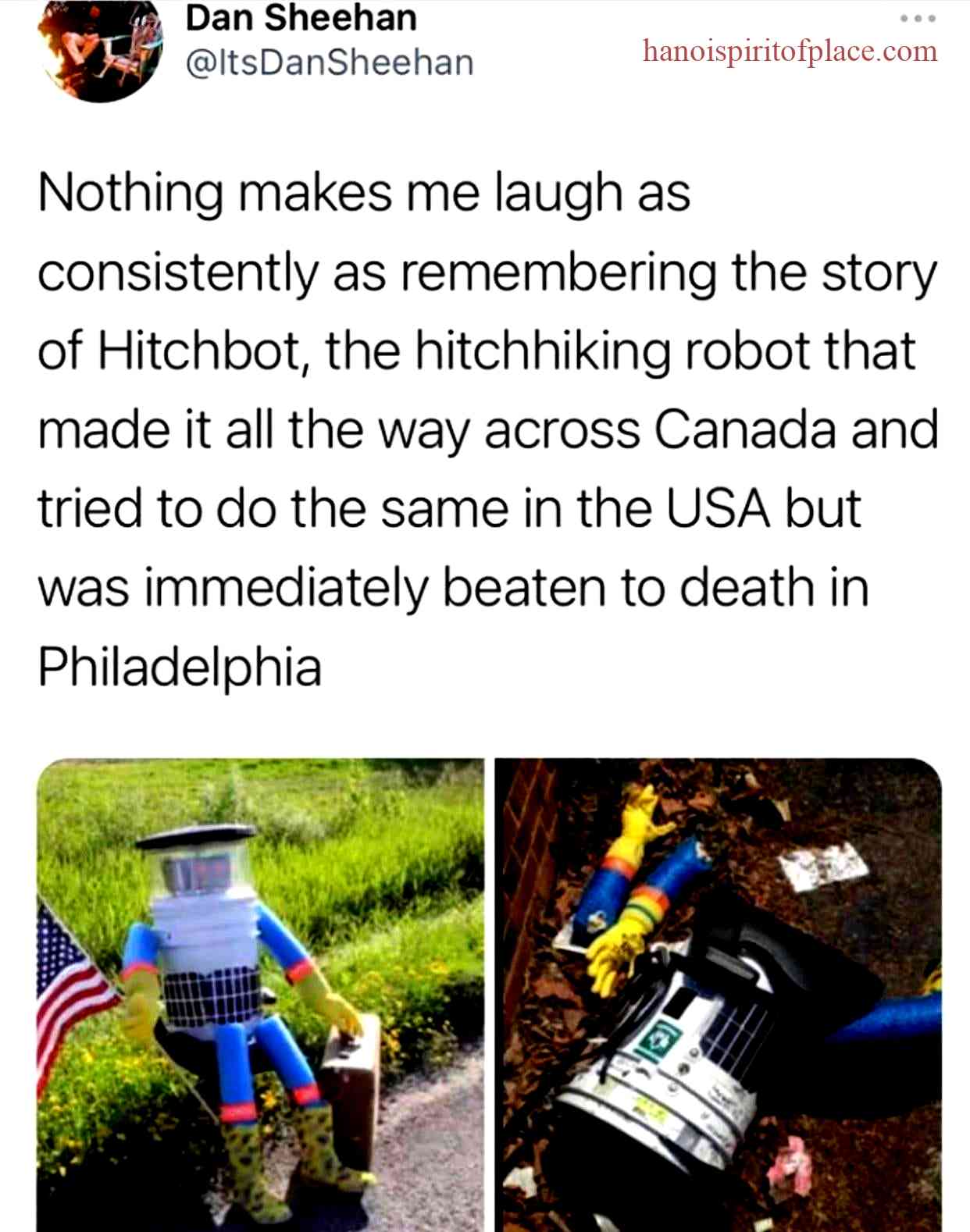 Hitchbot Autopsy – Find out the mysterious death