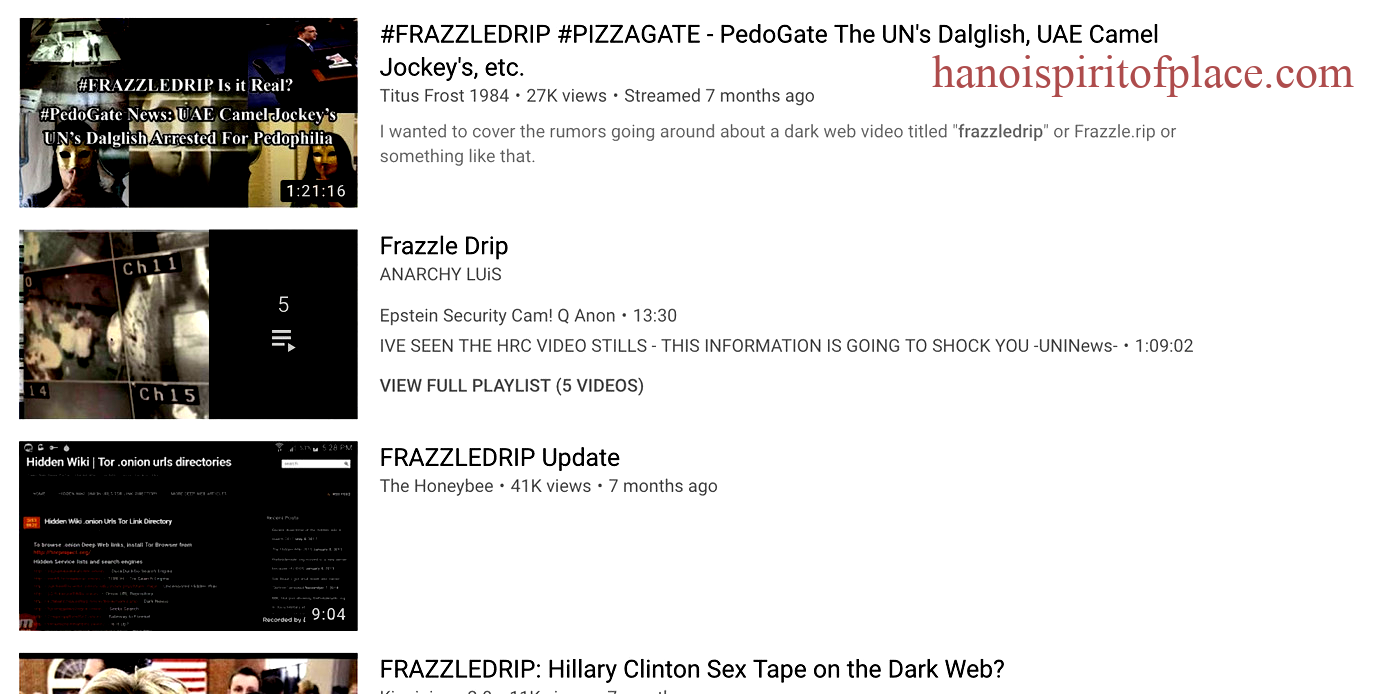 1.1 Overview of Frazzledrip Conspiracy Theory