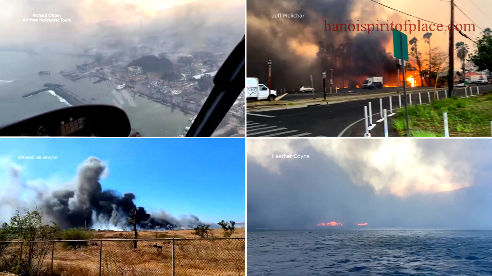 Overview of the Lahaina Maui Fire