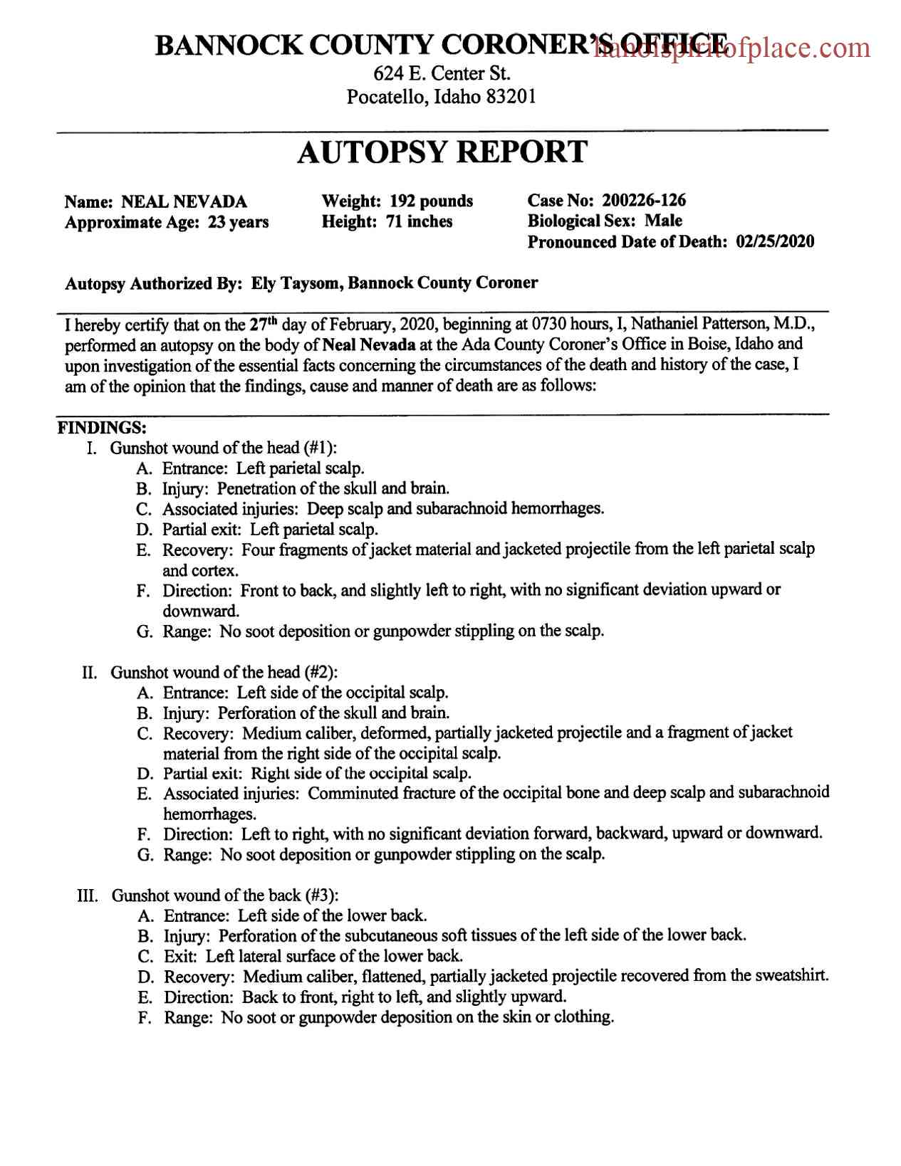 Importance of Autopsy Reports