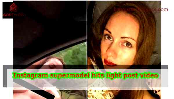 Instagram Supermodel Hits Light Post Video: Unbelievable Moment