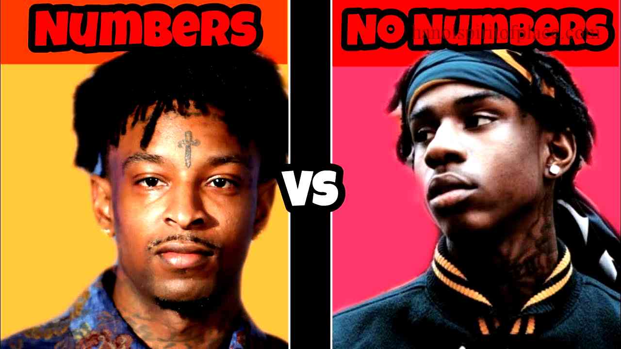 Exploring Top Rappers with Numbers in Their Name