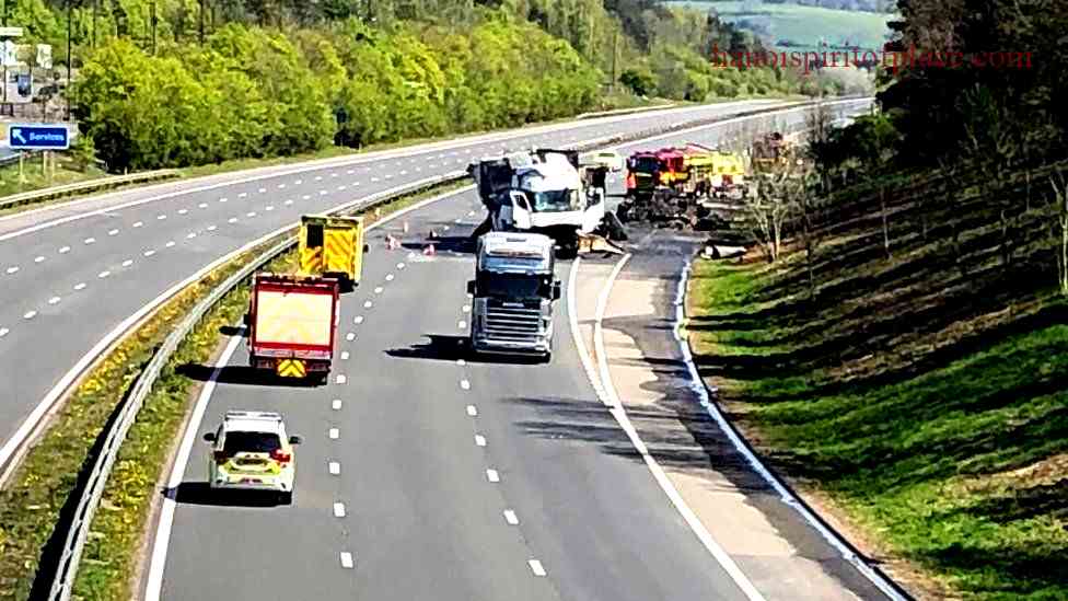 Updates on the M5 Truck Accident Today