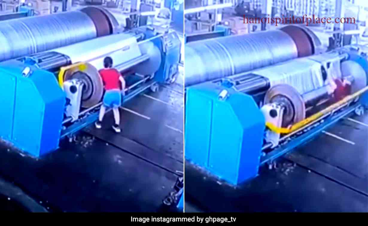 Shocking Lathe Machine Incident in Russia Video Viral