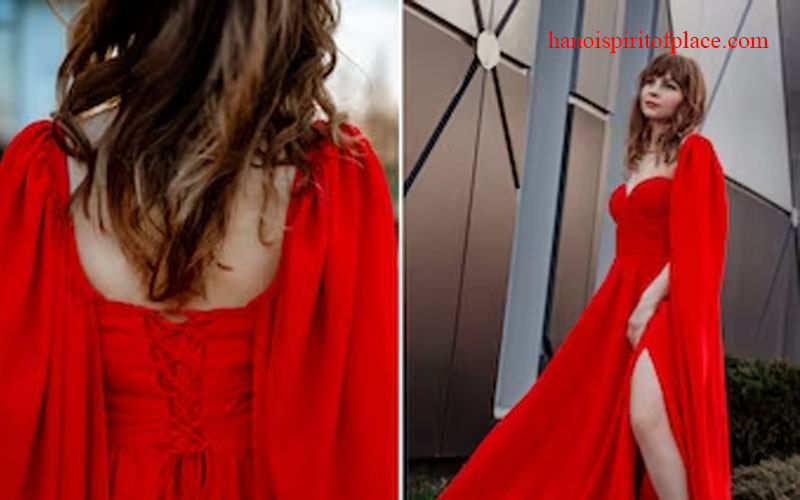 El video del decodificador señora vestido rojo 2